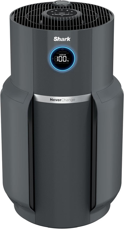 Home purifier with NeverChange HEPA air filter for multi-room powerful purification, filters smoke and captures 99.98% of particles and dust