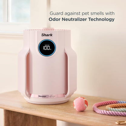 Home purifier with NeverChange HEPA air filter for multi-room powerful purification, filters smoke and captures 99.98% of particles and dust